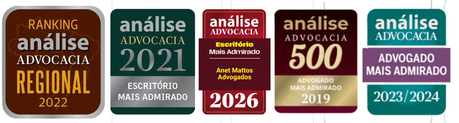 Selos de excelência em advocacia obtidas pelo escritório desde 2019